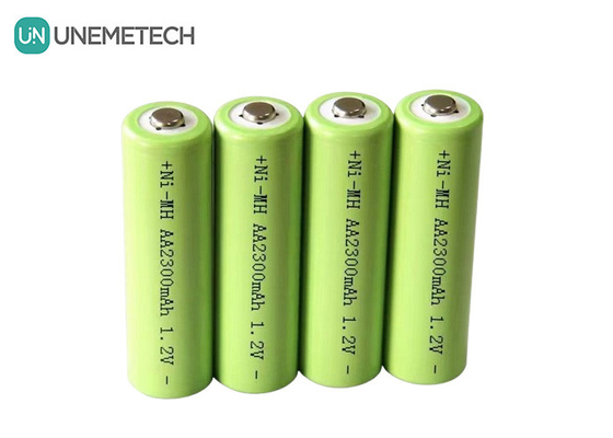 OEM ODM NiMH แบตเตอรี่ 1.2V AA 2300mAh แบตเตอรี่ชาร์จ AA2300 สําหรับไมโครโฟนไร้สาย
