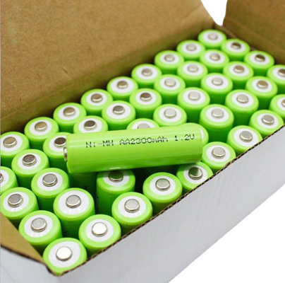 OEM ODM NiMH แบตเตอรี่ 1.2V AA 2300mAh แบตเตอรี่ชาร์จ AA2300 สําหรับไมโครโฟนไร้สาย