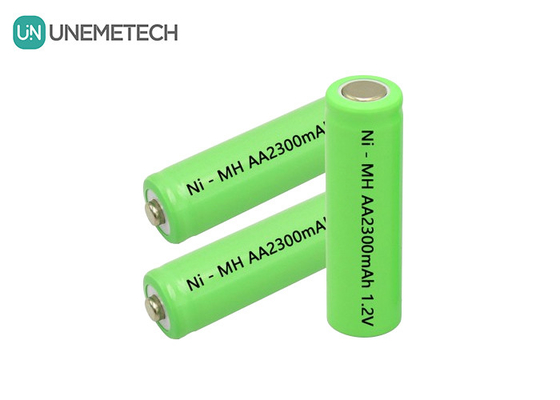 OEM ODM NiMH แบตเตอรี่ 1.2V AA 2300mAh แบตเตอรี่ชาร์จ AA2300 สําหรับไมโครโฟนไร้สาย