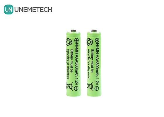 Ni-MH AAA แบตเตอรี่ 1.2V 300mAh แบตเตอรี่ชาร์จใหม่ สําหรับแสงอาทิตย์และรีโมทคอนโทรลเลอร์