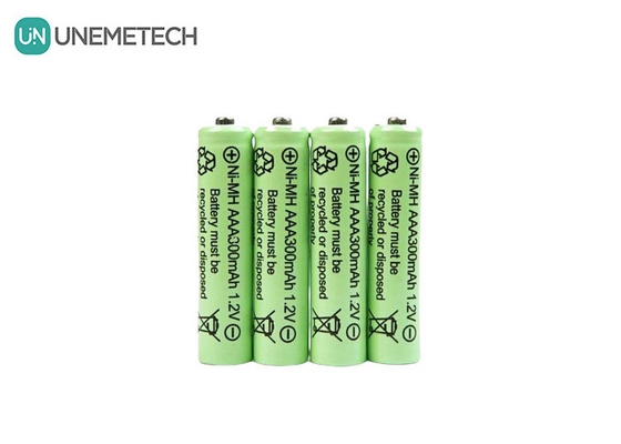 Ni-MH AAA แบตเตอรี่ 1.2V 300mAh แบตเตอรี่ชาร์จใหม่ สําหรับแสงอาทิตย์และรีโมทคอนโทรลเลอร์