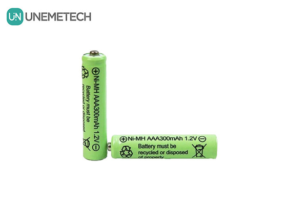 Ni-MH AAA แบตเตอรี่ 1.2V 300mAh แบตเตอรี่ชาร์จใหม่ สําหรับแสงอาทิตย์และรีโมทคอนโทรลเลอร์
