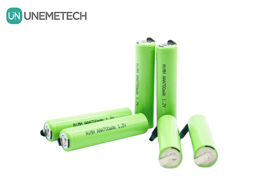 UNEMETECH AAA แบตเตอรี่ Ni-MH ชาร์จใหม่ 1.2V 700mAh AAA700 สําหรับเครื่องโกนไฟฟ้า