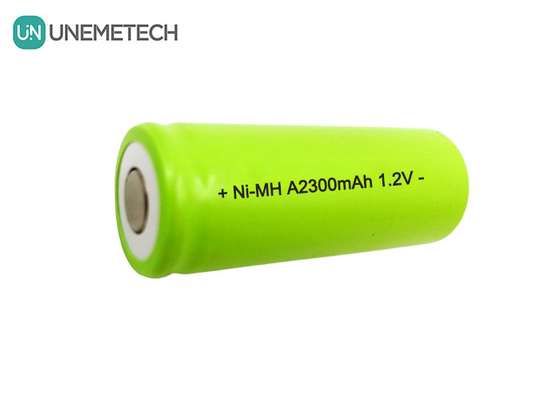 UNEMETECH Ni-MH แบตเตอรี่ 2300mAh 1.2V A2300 แบตเตอรี่ไฮดริดโลหะนิเคิลสําหรับไมโครโรบอต