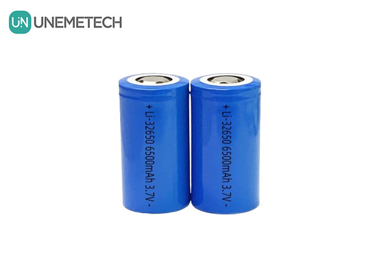3.7V 6500mAh แบตเตอรี่ไอออนลิเดียมที่สามารถชาร์จใหม่ได้ 32650 แบตเตอรี่ลิเดียมทหารขนาดสูง
