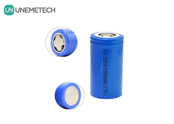 3.7V 6500mAh แบตเตอรี่ไอออนลิเดียมที่สามารถชาร์จใหม่ได้ 32650 แบตเตอรี่ลิเดียมทหารขนาดสูง