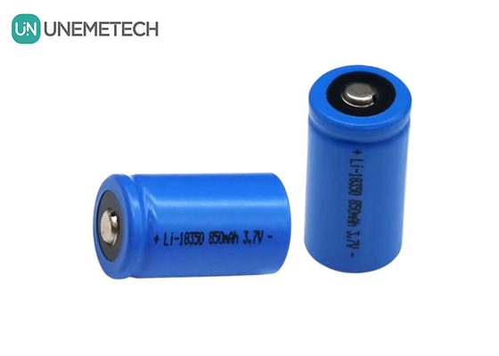 3.7v 850mah แบตเตอรี่ไอออนลิตยูม รีชาร์จ 18350 แบตเตอรี่ NCM สําหรับเครื่องดูดฝุ่นพกพา