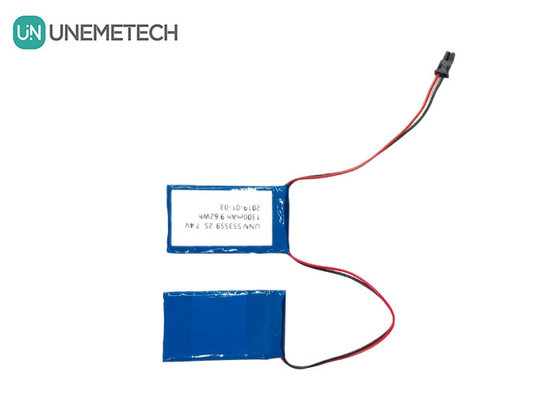 2C อัตราการปล่อยไฟฟ้าสูง Lipo แบตเตอรี่แพ็ค 553559 7.4V 1300mAh 2S สําหรับขาเทียม