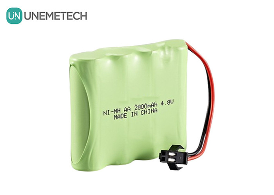 4แบตเตอรี่ไฮดริดนิกเคิล-โลหะ.8 วอล 2800mAh แบตเตอรี่ AA ที่สามารถชาร์จใหม่ได้