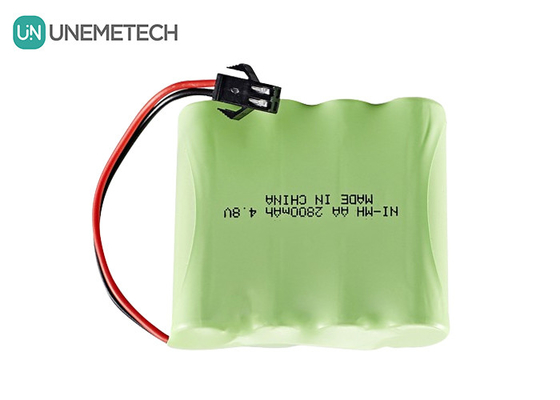 4แบตเตอรี่ไฮดริดนิกเคิล-โลหะ.8 วอล 2800mAh แบตเตอรี่ AA ที่สามารถชาร์จใหม่ได้