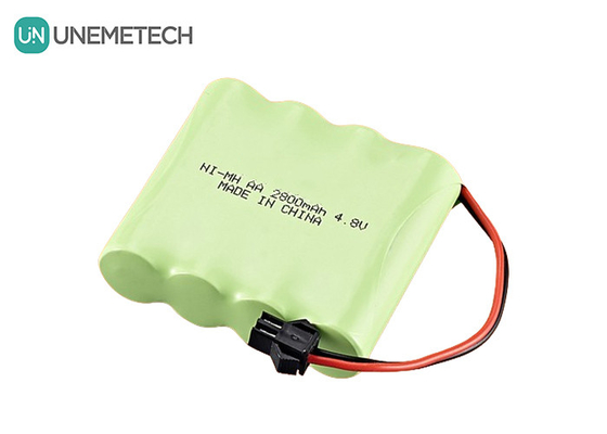 4แบตเตอรี่ไฮดริดนิกเคิล-โลหะ.8 วอล 2800mAh แบตเตอรี่ AA ที่สามารถชาร์จใหม่ได้
