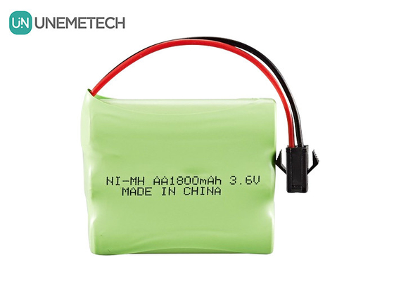 3.6V NiMH แบตเตอรี่ แพ็ค 1800mAh แบตเตอรี่ AA สามารถชาร์จใหม่ได้ สําหรับรถเล่นที่ควบคุมทางไกล