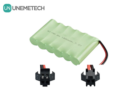 7.2V NiMH แบตเตอรี่แพ็ค 1800mAh แบตเตอรี่ไฮดริดโลหะนิเคิลสําหรับรถยนต์ควบคุมทางไกล