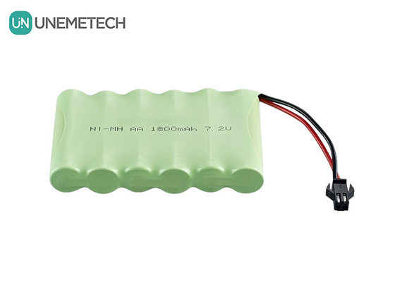 7.2V NiMH แบตเตอรี่แพ็ค 1800mAh แบตเตอรี่ไฮดริดโลหะนิเคิลสําหรับรถยนต์ควบคุมทางไกล