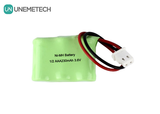 1/2AAA NiMH แบตเตอรี่ชาร์จได้ 3.6V 230mAh แบตเตอรี่ชาร์จได้