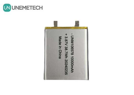 แบตเตอรี่ LiPo ความจุสูง 10000mAh 3.87V 106578 สําหรับระบบเก็บพลังงาน