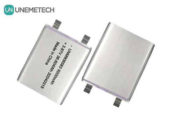 3.87V 9200mAh 906583 แบตเตอรี่ไอออนลิเดียม ความดันสูง สําหรับธนาคารพลังงาน