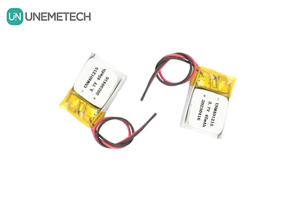 แบตเตอรี่พอลิเมอร์ลิตียม ultra thin 401215 3.7V 45mAh แบตเตอรี่ Li Po สําหรับ GPS Tracker
