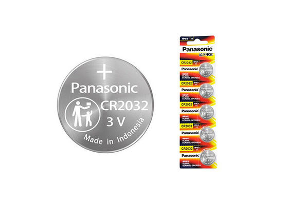 คุณภาพ แบตเตอรี่กุญแจรถ Panasonic CR2032 3V 225mAh กล้องปุ่มสําหรับกุญแจรถ โรงงาน
