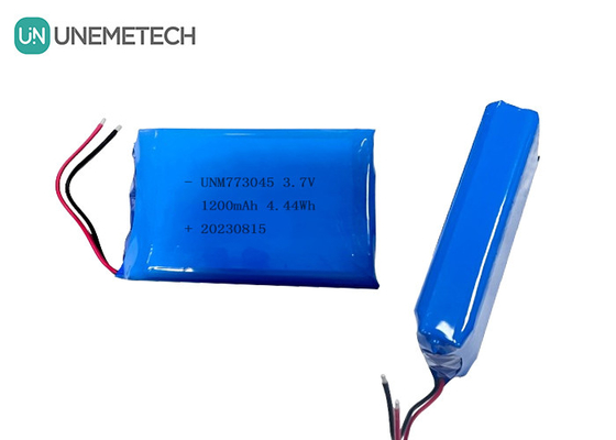 แบตเตอรี่ Li-Polymer 3.7V 1200mAh 773045 1S แบตเตอรี่ LiPo สําหรับเครื่องสแกนลายนิ้วมือ