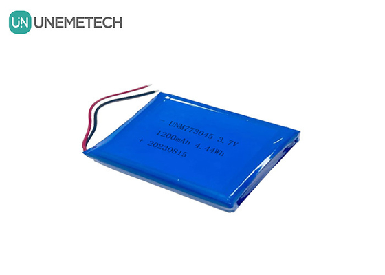 แบตเตอรี่ Li-Polymer 3.7V 1200mAh 773045 1S แบตเตอรี่ LiPo สําหรับเครื่องสแกนลายนิ้วมือ