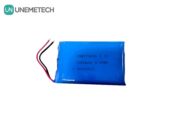 แบตเตอรี่ Li-Polymer 3.7V 1200mAh 773045 1S แบตเตอรี่ LiPo สําหรับเครื่องสแกนลายนิ้วมือ