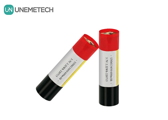 แบตเตอรี่ LiPo กระบอกใหม่ 13450 3.7V 650mAh สําหรับบุหรี่อิเล็กทรอนิกส์