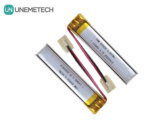 การออกแบบอย่างแม่นยํา 3.7V 110mAh LiPo แบตเตอรี่ แบตเตอรี่พอลิเมอร์ลิตยู 450839