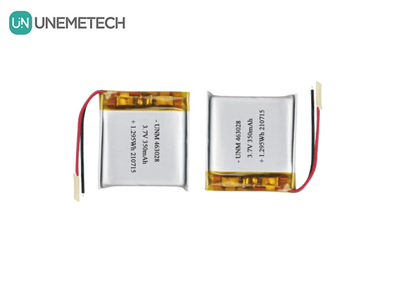 Li-Poly Packs 463028 3.7V 350mAh แบตเตอรี่ Li Polymer สามารถชาร์จได้สําหรับเกมแพด