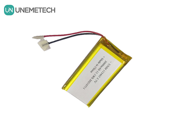 3.7V 3000mAh แบตเตอรี่พอลิเมอร์ลิตียมจุลินทรีย์จุลินทรีย์ 113465 สําหรับสมาร์ทโฟน