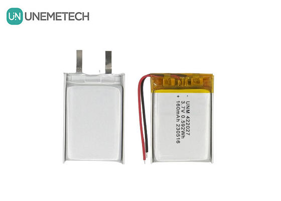 แบตเตอรี่ LiPo ความหนาแน่นสูง 3.7V 160mAh