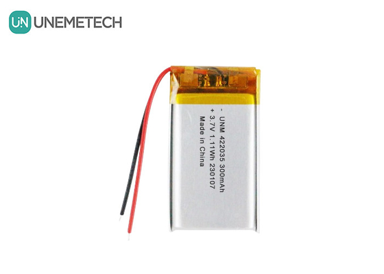 3แบตเตอรี่ลิตยูมไอออน.7 วอลต์ ขนาด 300mAh แบตเตอรี่ LiPo 422035 สําหรับ Remote Controller
