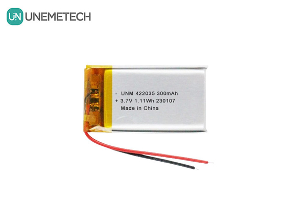 3แบตเตอรี่ลิตยูมไอออน.7 วอลต์ ขนาด 300mAh แบตเตอรี่ LiPo 422035 สําหรับ Remote Controller