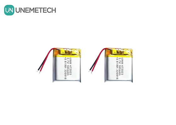 แบตเตอรี่พอลิเมอร์ลิเดียมไลท์ยอน 3.7V 165mAh แบตเตอรี่เครื่องเล่น MP3 472023
