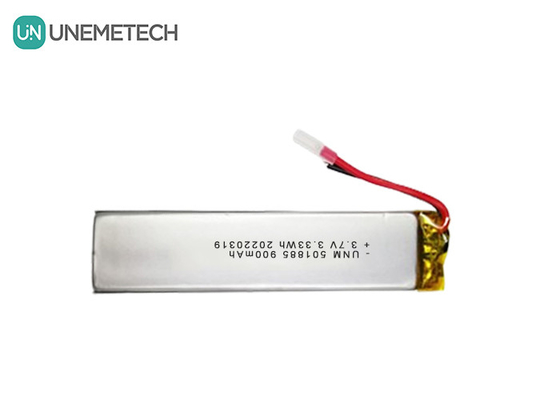 3แบตเตอรี่ Lipo ขนาด.7V 900mAh แบตเตอรี่พอลิเมอร์ลิตยูมทรงสี่เหลี่ยม 501885 สําหรับ Cemera ตัวเล็ก