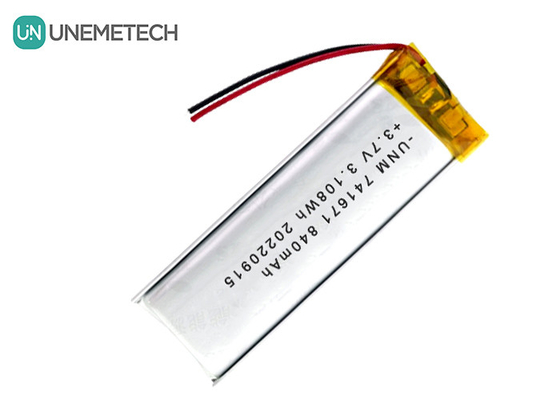 3.7V 840mAh Lipo แบตเตอรี่ชาร์จใหม่ 741671 สําหรับ Smart Socket