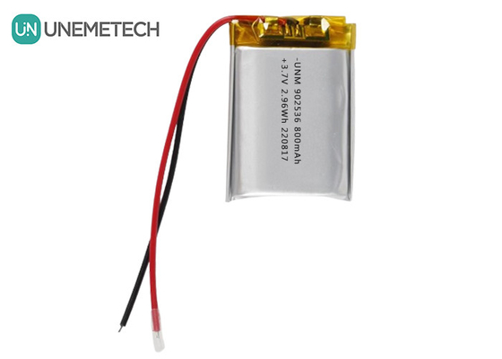 3.7V 800mAh Li Ion Polymer แบตเตอรี่ 902536 แบตเตอรี่กระเป๋าชาร์จได้สําหรับเกมแพด