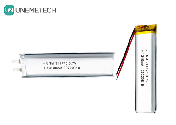 3แบตเตอรี่หลอด Lipo ขนาด.7V แบตเตอรี่หลอด Lithium Polymer ขนาด 1340mAh แบตเตอรี่หลอด 911775 สําหรับ Smart Pen