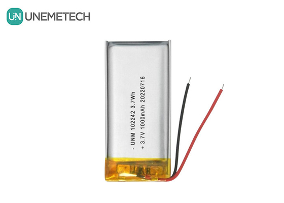 3.7V 1000mAh 102242 แบตเตอรี่พอลิเมอร์ไอออนลิทธิียมมาตรฐานสําหรับหลอดไฟโต๊ะ