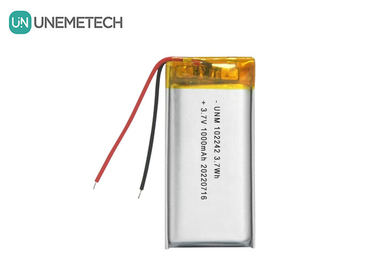 3.7V 1000mAh 102242 แบตเตอรี่พอลิเมอร์ไอออนลิทธิียมมาตรฐานสําหรับหลอดไฟโต๊ะ
