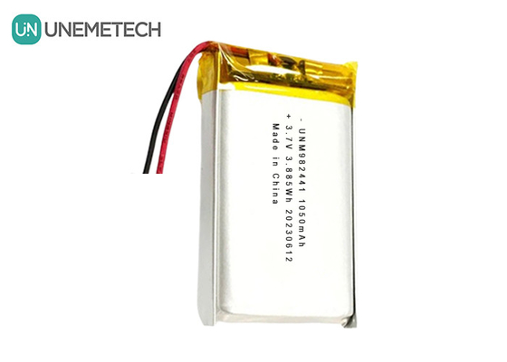 OEM ODM ปรับแต่ง 3.7V 1050mAh แบตเตอรี่ Li-ion โพลิเมอร์ 982441 สําหรับหูประตูที่ฉลาด