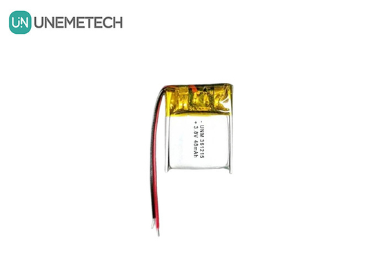 3.8V 48mAh แบตเตอรี่พอลิเมอร์ลิตียมขนาดเล็กความดันสูง 361215 สําหรับอุปกรณ์ RFID