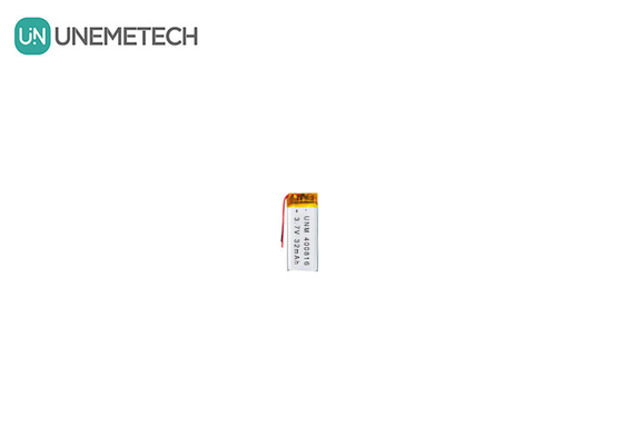 3.7V 32mAh แบตเตอรี่ LiPo ขนาดเล็กที่สามารถรีชาร์จได้ 400816 สําหรับเครื่องวัดอุณหภูมิ