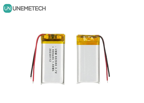 3.7V 400mAh 602040 แบตเตอรี่พอลิเมอร์ลิตียม อายุการใช้งานยาวนาน สําหรับหูฟัง Bluetooth