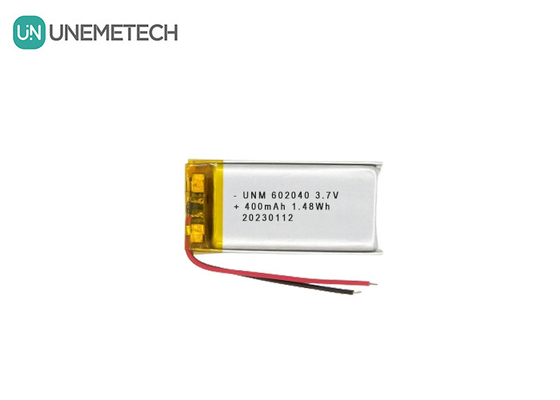 3.7V 400mAh 602040 แบตเตอรี่พอลิเมอร์ลิตียม อายุการใช้งานยาวนาน สําหรับหูฟัง Bluetooth