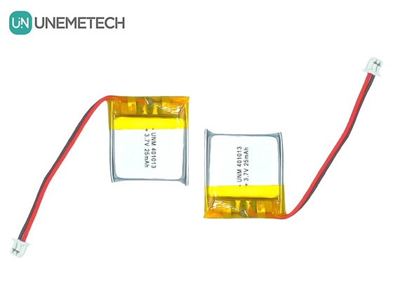 3.7V 25mAh 401013 แบตเตอรี่พอลิเมอร์ลิตยูม ultra thin slim สามารถชาร์จได้ สําหรับแว่นตาฉลาด