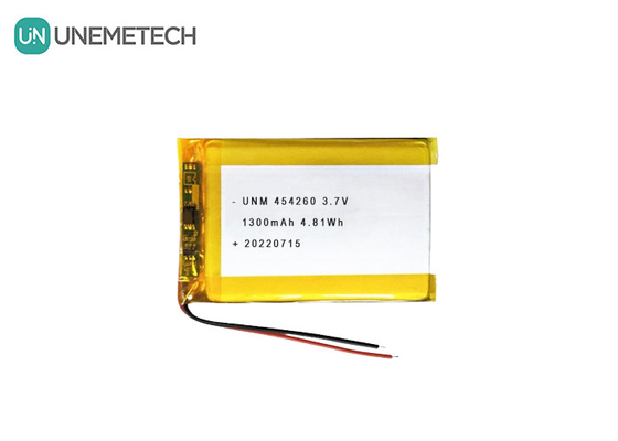 เซลล์แบตเตอรี่พอลิมเมอร์ไอออนลิตียม 3.7V 1300mAh 454260 สําหรับระบบโซลาร์
