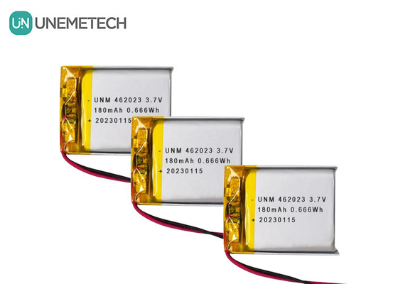 3แบตเตอรี่ Li-Ion ขนาด.7V 180mAh แบตเตอรี่ 462023 Lipo แบตเตอรี่ชาร์จใหม่ สําหรับของเล่นอิเล็กทรอนิกส์