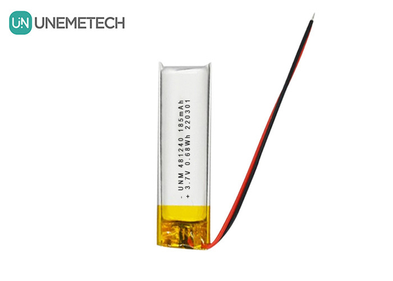 3.7V 185mAh 481240 แบตเตอรี่ลิตিয়ামไอออนและลิตিয়ামโพลีเมอร์สําหรับรถยนต์ DVR