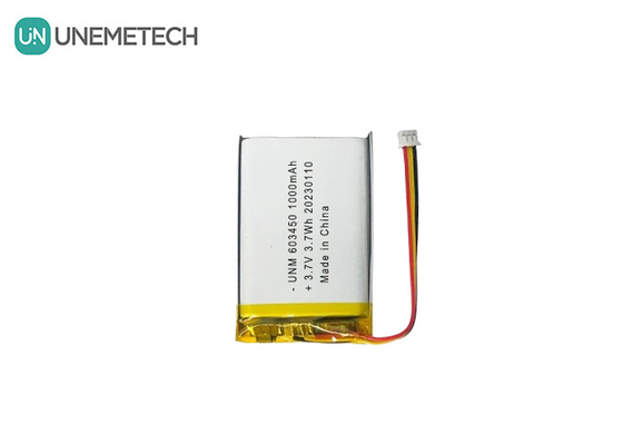 3.7V 1000mAh 603450 แบตเตอรี่ Lipo ที่สามารถชาร์จใหม่ได้ขนาดสูง สําหรับรถ RC